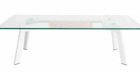 Vue Collection - Coffee Table - Natural - White