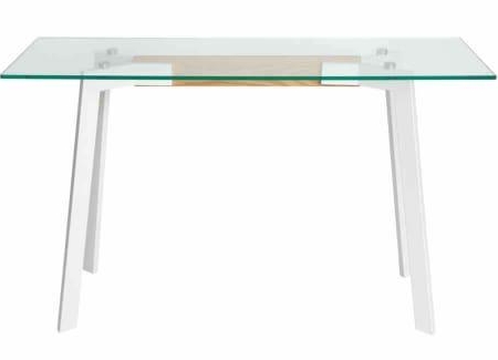 Vue Collection - Console Table - Natural - White