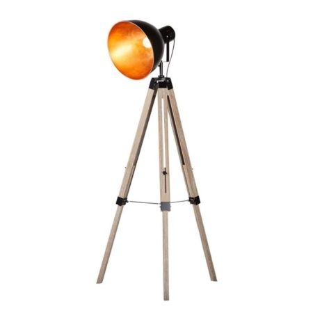 Welker Large Classic Tripod Floor Lamp - Black