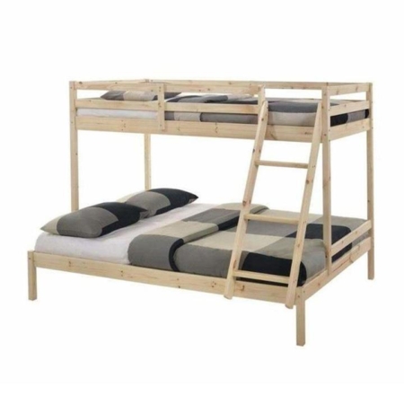 Casper Triple Bunk Bed Frame - Natural