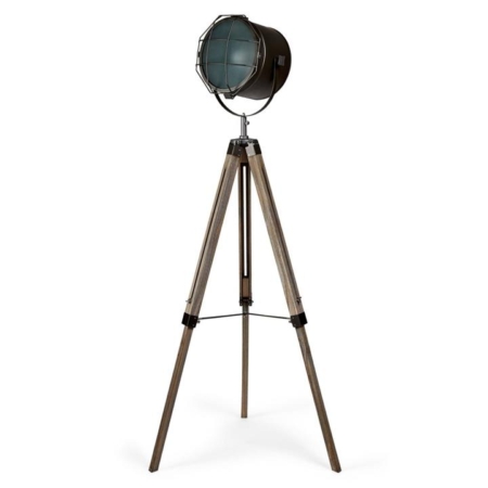 Columbus Vintage Floor Lamp - Old Ki / Black