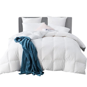Bedding Goose Down Feather Quilt Cover Duvet 800GSM Winter Doona White King
