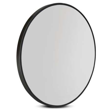 90CM Wall Mirror Bathroom Makeup Mirror Round Frameless Polished