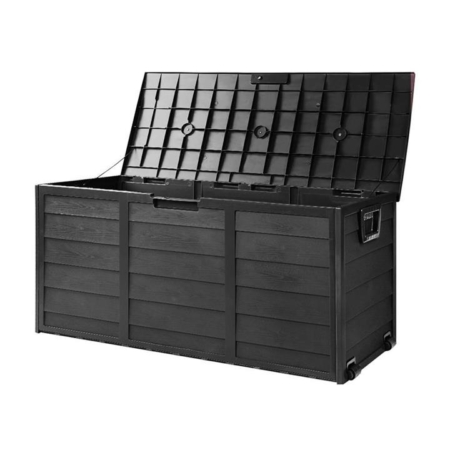 290L Outdoor Storage Box - All Black