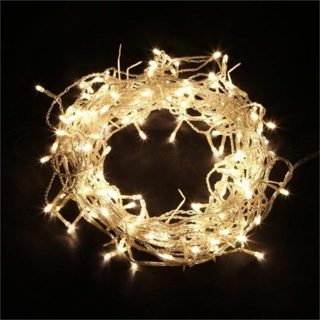 800 LED Christmas Icicle Lights Warm White