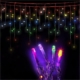 800 LED Christmas Icicle Lights Mutlicolour