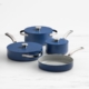 Wolstead Mineral 4pc Non Stick Cookware Set Navy