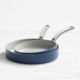 Wolstead Mineral 2pc Non Stick Frypan Set 24cm & 30cm Navy