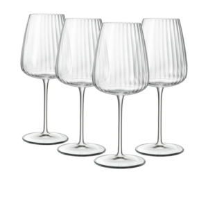 Luigi Bormioli Optica Chardonnay Wine Glass 550ml Set of 4