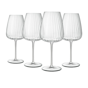 Luigi Bormioli Optica Bordeaux Wine Glass 700ml Set of 4