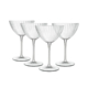 Luigi Bormioli Optica Martini Glass 200ml Set of 4