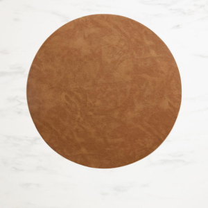 Salisbury & Co Siena Round Placemat 38cm Brown