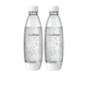 SodaStream Dishwasher Safe Fuse Twin Carbonating Bottle 1L White