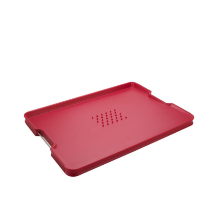 Joseph Joseph Cut & Carve Plus Multifunction Chopping Board 41x29cm Red