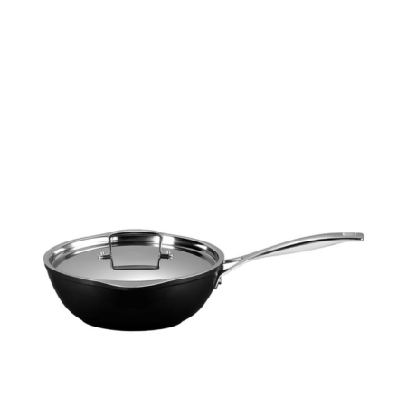 Le Creuset Toughened Non Stick Chef's Pan with 2 Pouring Spout 24cm