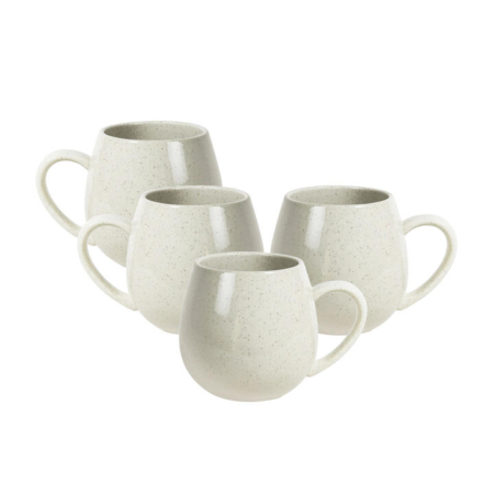 Robert Gordon Hug Me Mug 400ml Set of 4 White Speckle