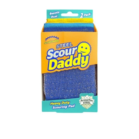 Scrub Daddy - Scour Daddy Steel Scouring Pad 2pk