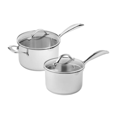 Scanpan STS 2pc Stainless Steel Saucepan Set