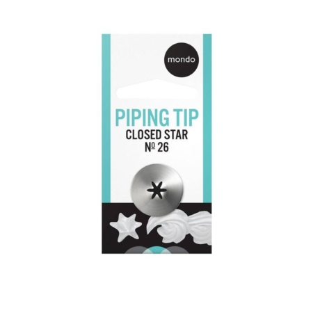 Mondo Closed Star Piping Tip #26