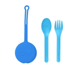 Omie Cutlery Set 3pc Capri Blue