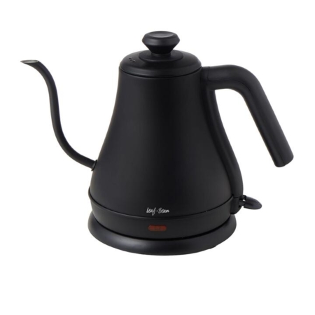 Leaf & Bean Electric Goose Neck Kettle 800ml Black