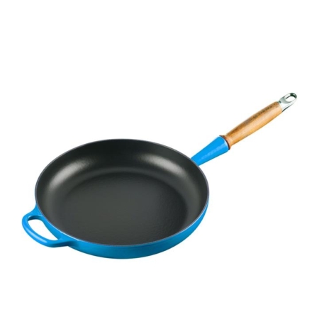 Le Creuset Signature Cast Iron Frypan 28cm Azure Blue