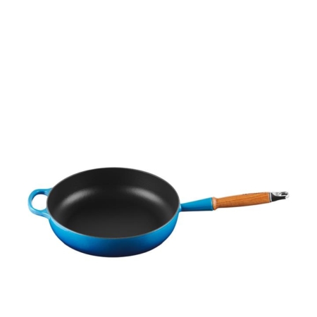 Le Creuset Signature Cast Iron Saute Pan 28cm Azure Blue