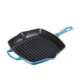 Le Creuset Signature Cast Iron Square Grillit 26cm Azure Blue