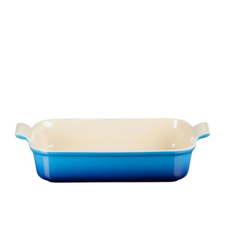 Le Creuset Stoneware Heritage Rectangular Dish 32cm - 3.8L Azure Blue