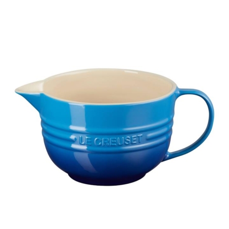 Le Creuset Stoneware Mixing Jug 17cm - 2L Azure Blue