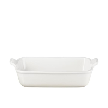 Le Creuset Stoneware Heritage Rectangular Dish 26cm - 2.4L Meringue