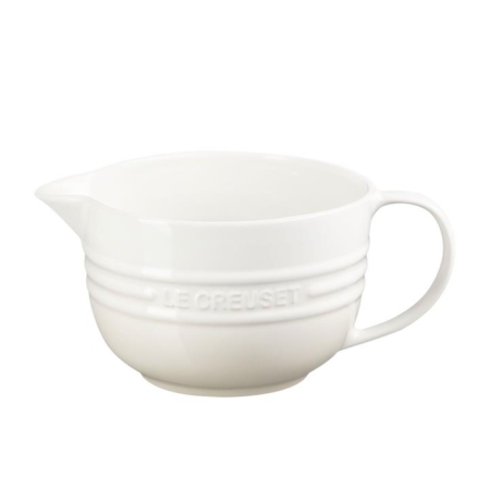 Le Creuset Stoneware Mixing Jug 17cm - 2L Meringue