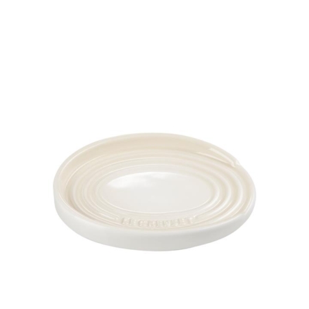 Le Creuset Stoneware Oval Spoon Rest Meringue