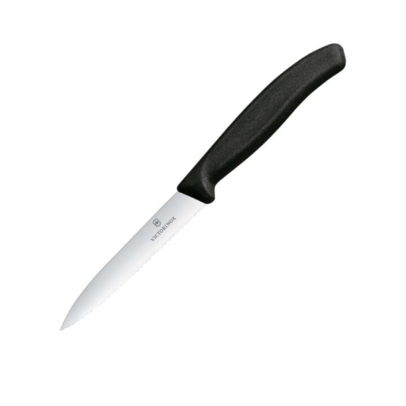 Victorinox Swiss Classic Serrated Vegetable Knife 10cm Black