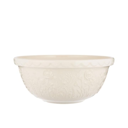 Mason Cash In The Meadow Rose Mixing Bowl 29cm - 4L Cream