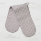 Salisbury & Co Hampstead Double Oven Mitt White/Grey