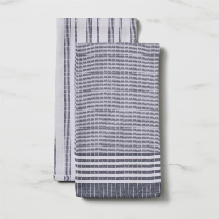 Salisbury & Co Marine Tea Towel Set of 2 Navy