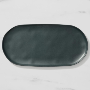 Salisbury & Co Escape Melamine Serving Platter 47x24cm Black