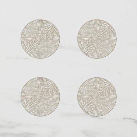 Salisbury & Co Coaster Set of 4 White