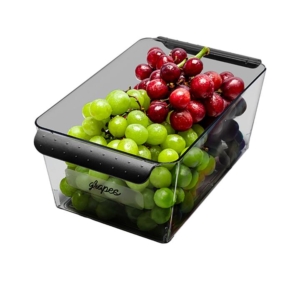 Madesmart Short Deep Fridge Bin Carbon