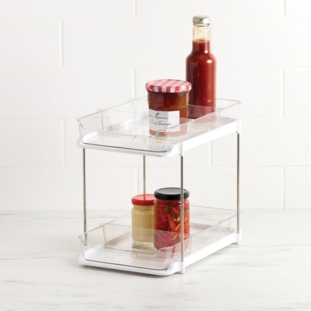 Kitchen Pro Clear 2 Tier Storage Organiser