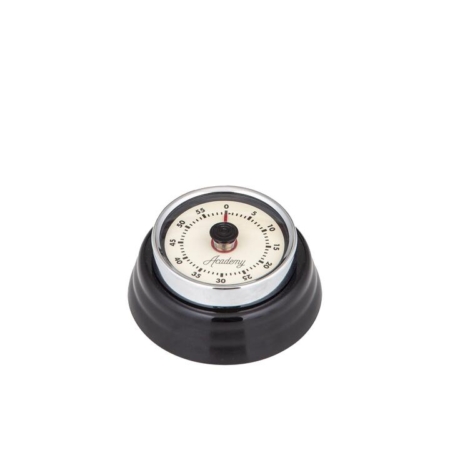 Academy Bronte 60 Minutes Mechanical Timer Black