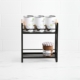 Kitchen Pro Tidy 2 Tier Kitchen Organiser Black