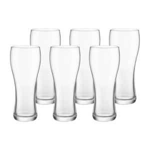 Bormioli Rocco Wheat Beer Glass 625ml Set of 6