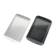 Tovolo Prep & Serve BBQ Trays Large Set of 2 Black/White