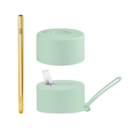 Frank Green Duo Lid Pack with Straw Mint Gelato