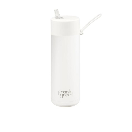 Frank Green Ultimate Ceramic Reusable Bottle with Straw 595ml (20oz) Cloud