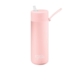 Frank Green Ultimate Ceramic Reusable Bottle with Straw 595ml (20oz) Blushed