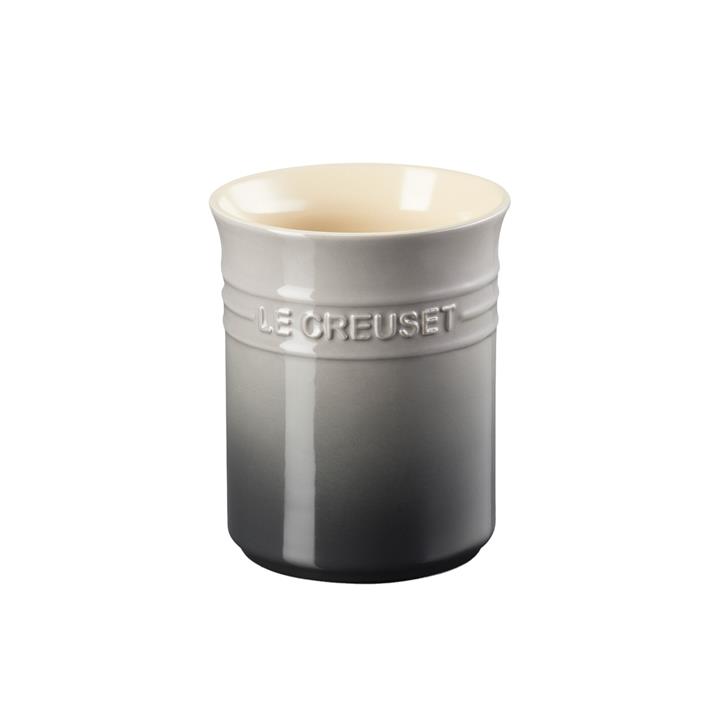 Le Creuset Stoneware Small Utensil Jar Flint