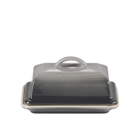 Le Creuset Stoneware Butter Dish Flint